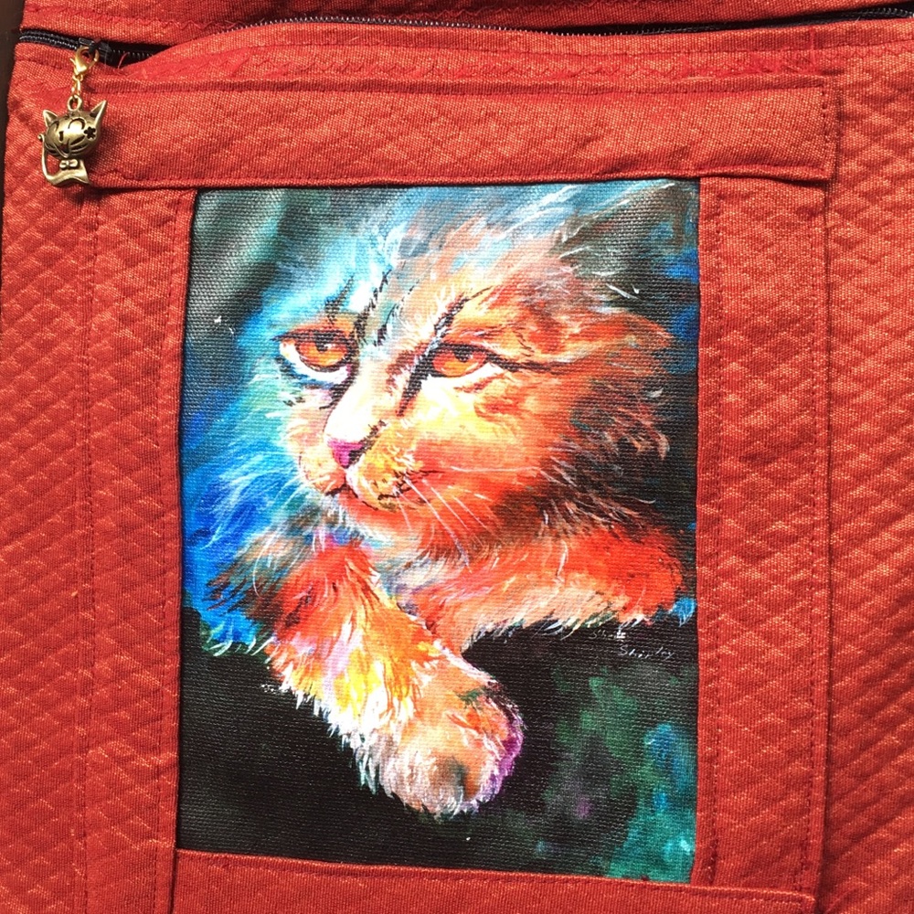 Adorable cat bag!